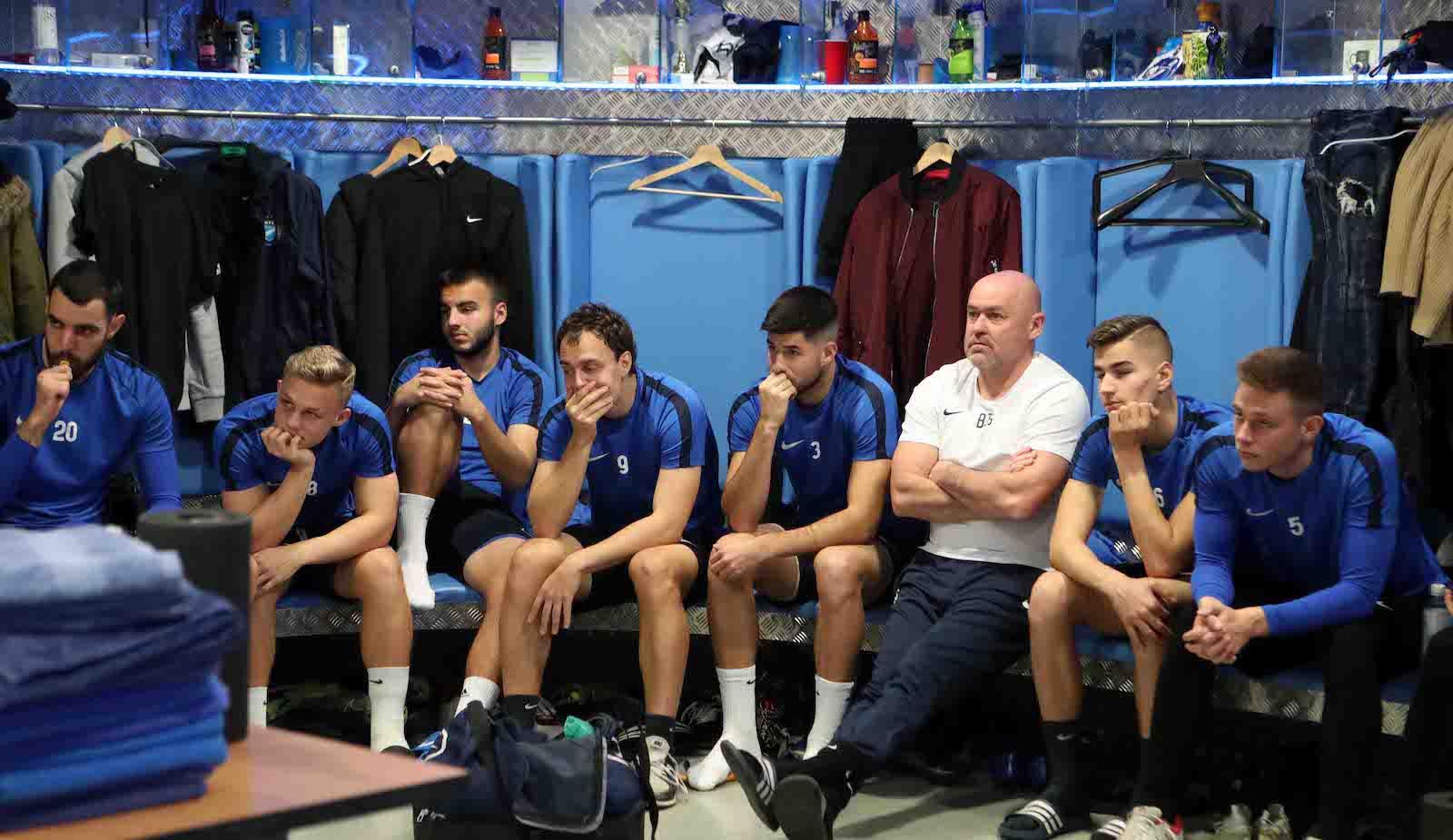 Így készült a csapat az öltözőben a legutóbbi kupapárharcra (Videó)