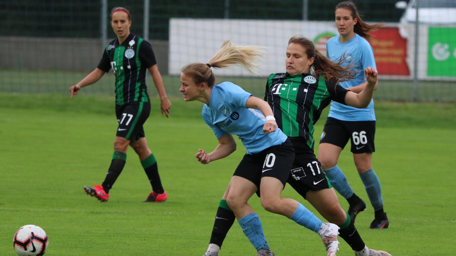 Női foci: Vereség a döntő első mérkőzésén